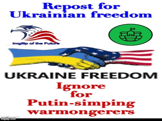 High Quality Ukrainian Freedom Blank Meme Template