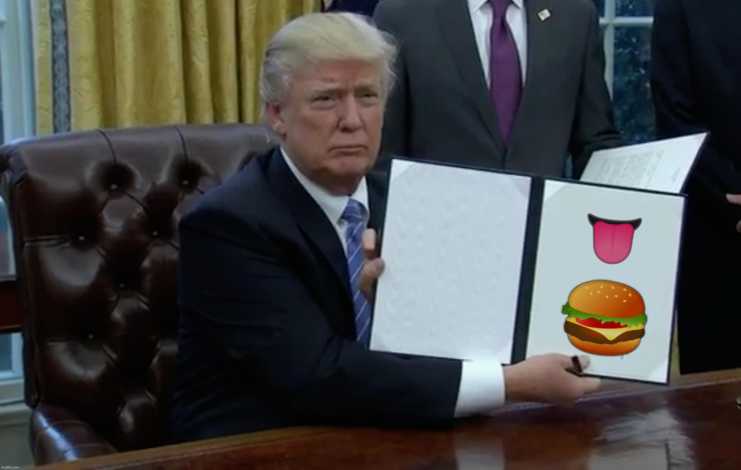 Executive Order Trump | ? ? | image tagged in executive order trump | made w/ Imgflip meme maker