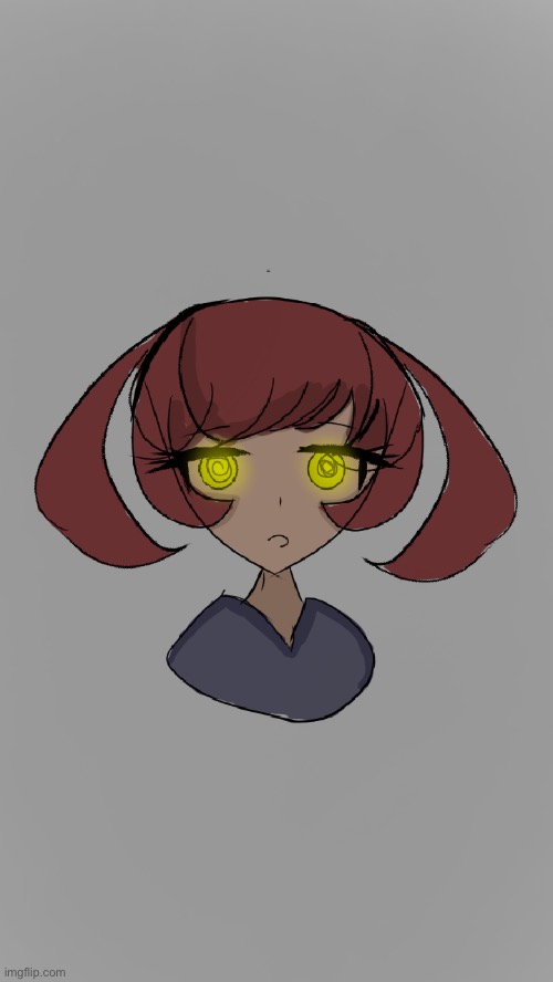 I felt bored so I made a danganronpa oc but I'm lazy so I just call it a lazy cringe ort- | made w/ Imgflip meme maker