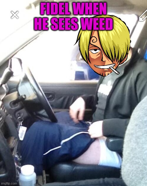 FIDEL WHEN HE SEES WEED | made w/ Imgflip meme maker