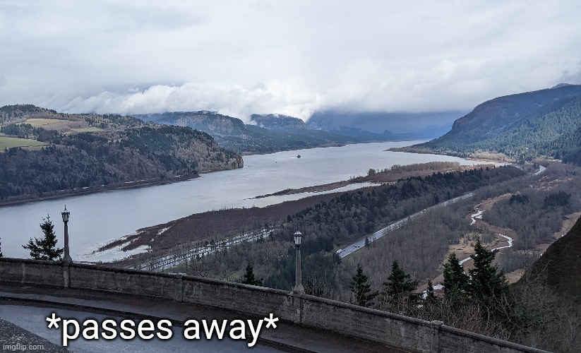 if I were to kms I'd want it to be somewhere like this | *passes away* | made w/ Imgflip meme maker