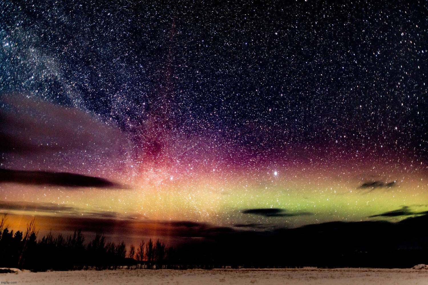 Alaska lights | image tagged in awesome | made w/ Imgflip meme maker