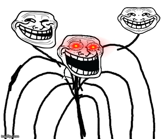Killer spider (troll god phase 2) | image tagged in troll face | made w/ Imgflip meme maker