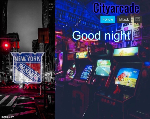 See u in the morning | Good night | image tagged in cityarcade rangers temp | made w/ Imgflip meme maker