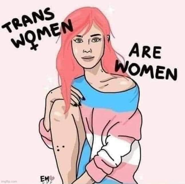 Trans women are women | image tagged in trans women are women | made w/ Imgflip meme maker