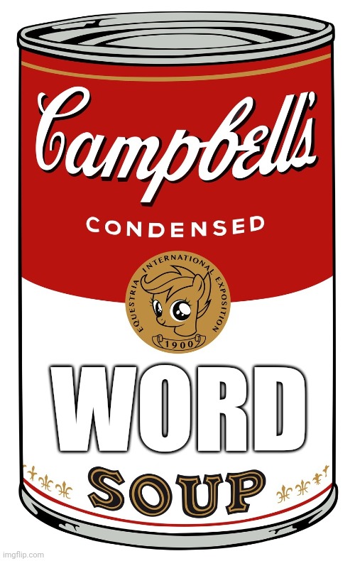 blank Campbell's soup can | WORD | image tagged in blank campbell's soup can | made w/ Imgflip meme maker
