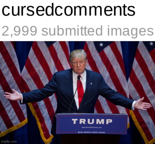 Bruh | image tagged in donald trump,cursedcomments,images,submitted | made w/ Imgflip meme maker