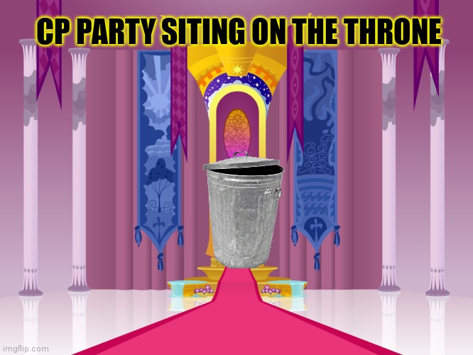 CP PARTY SITING ON THE THRONE | made w/ Imgflip meme maker