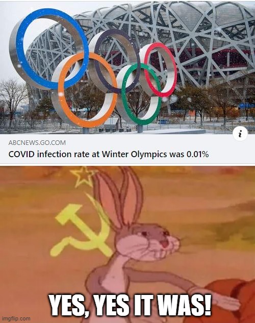 I Call Bull! | YES, YES IT WAS! | image tagged in bugs bunny communist | made w/ Imgflip meme maker