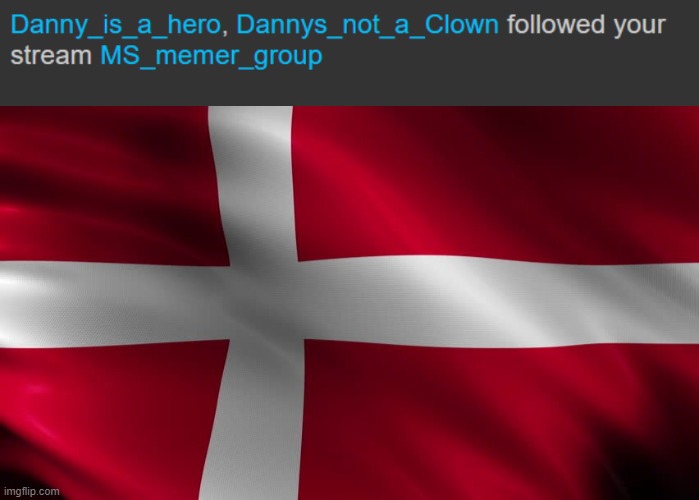 image tagged in danish flag | made w/ Imgflip meme maker