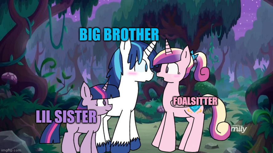 LIL SISTER BIG BROTHER FOALSITTER | made w/ Imgflip meme maker
