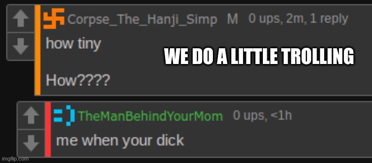 WE DO A LITTLE TROLLING | made w/ Imgflip meme maker
