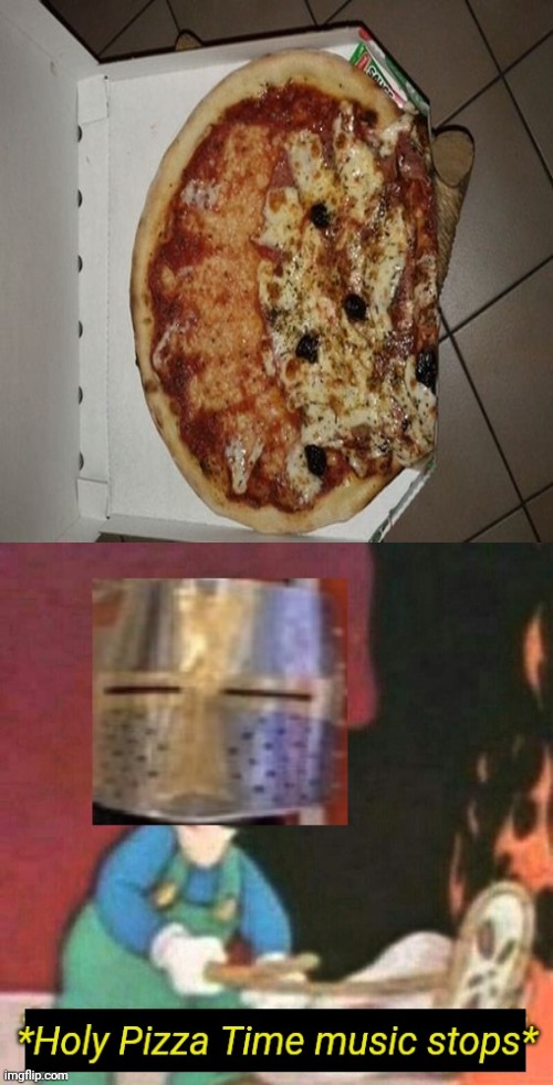 Pizza delivery fail | image tagged in holy pizza time music stops,pizza delivery,epic fail,pizza,memes,meme | made w/ Imgflip meme maker