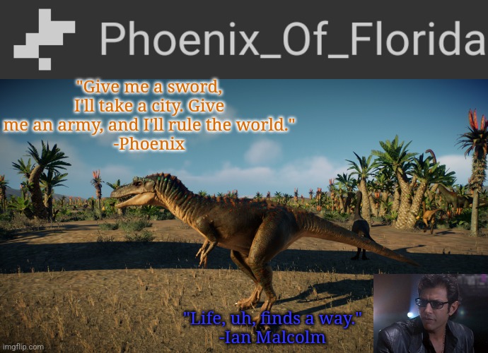 Phoenix Qianzhousaurus Temp Blank Meme Template