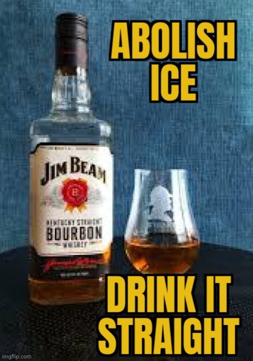 STRAIGHT UP ! | image tagged in ice,drink up,aoc | made w/ Imgflip meme maker