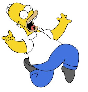 Homer Happy Dance Blank Meme Template