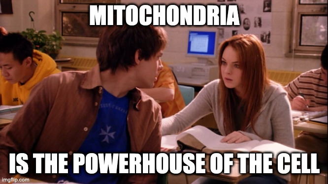 October 3rd biology facts | MITOCHONDRIA; IS THE POWERHOUSE OF THE CELL | image tagged in october 3rd,school,science | made w/ Imgflip meme maker