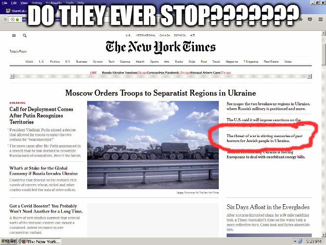 omg do they ever stop??!!! | DO THEY EVER STOP??????? | image tagged in memes,nytimes,new york,new,news,noos | made w/ Imgflip meme maker