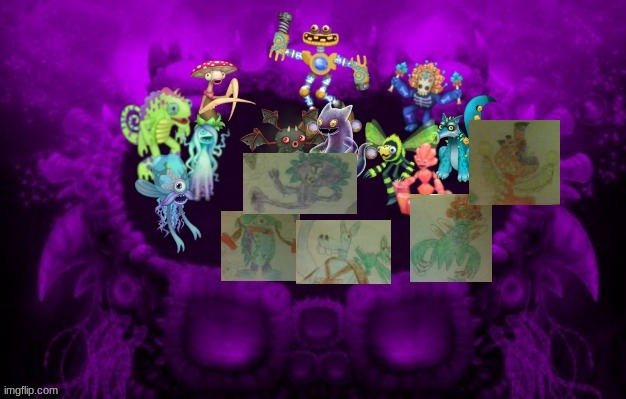 Plasma island. Dipsters not included ( I had to delete the previous one because I forgot to include pirranacussion ) | image tagged in my singing monsters | made w/ Imgflip meme maker