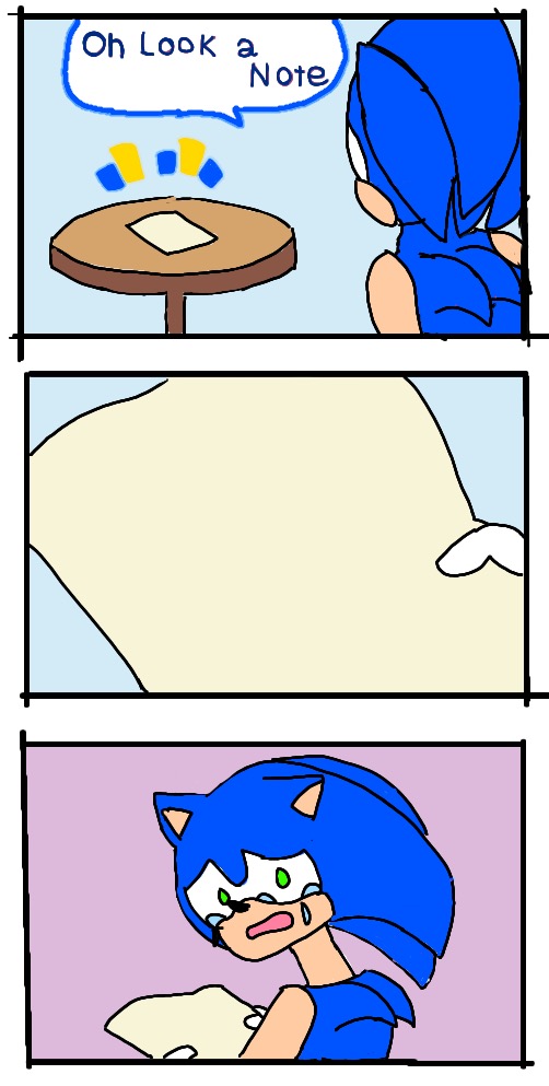 High Quality Sad Sonic Blank Meme Template