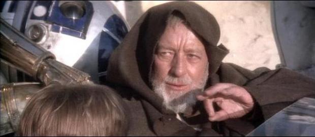 Star Wars Obi Wan Kenobi These aren't the droids you're looking  Blank Meme Template