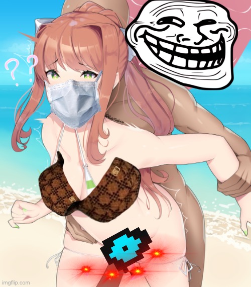 Censored with memes because the ECCHI mods fucked me enough | image tagged in nsfw,monika,just monika,ddlc | made w/ Imgflip meme maker