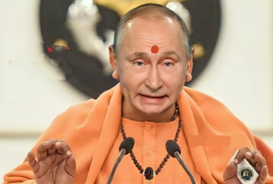 High Quality Monk Putin Blank Meme Template