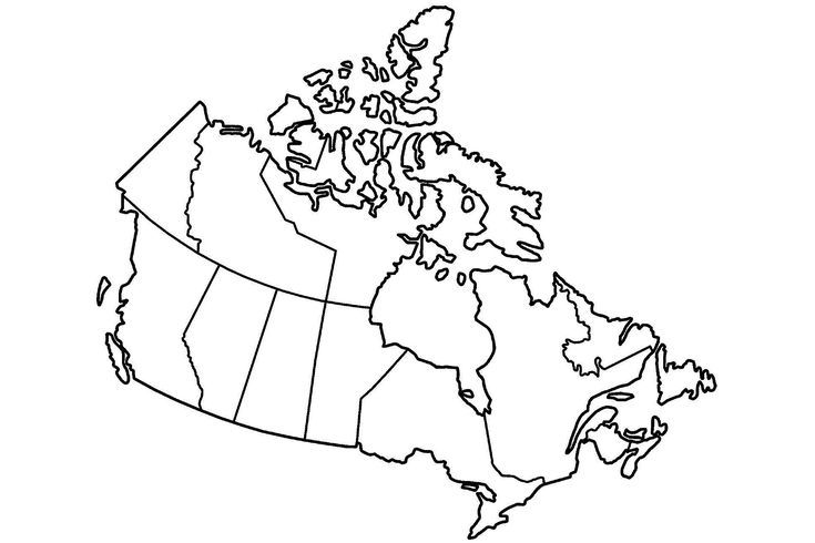High Quality Canada Outline Blank Meme Template