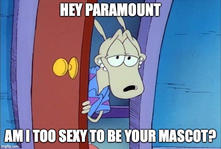 Paramount's official mascot | HEY PARAMOUNT; AM I TOO SEXY TO BE YOUR MASCOT? | image tagged in sexy wallaby | made w/ Imgflip meme maker