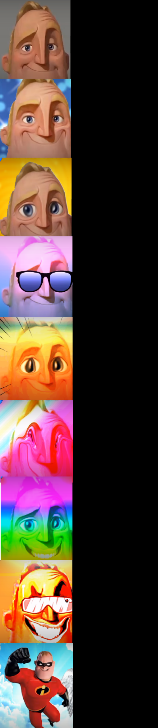 Mr Incredible becoming entertained Blank Meme Template
