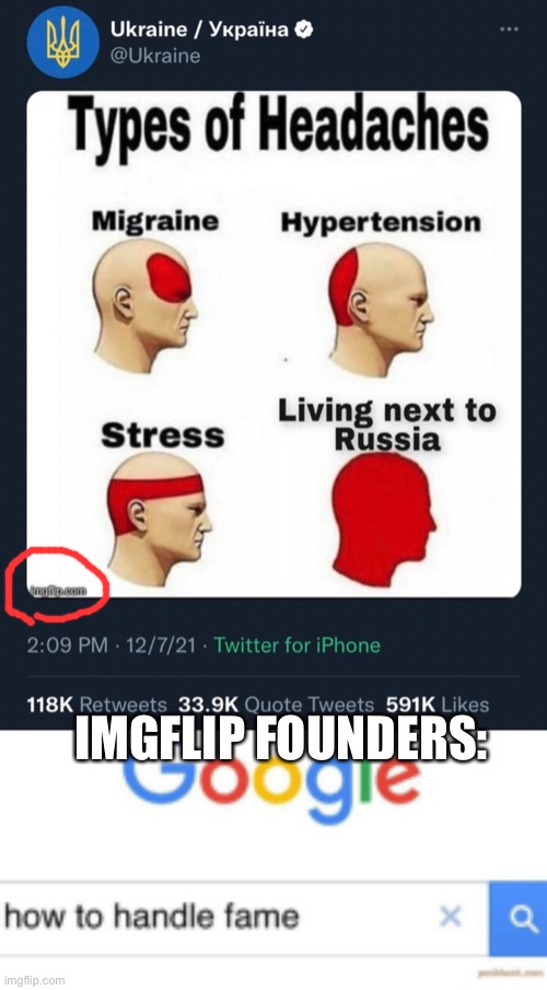 IMGFLIP FOUNDERS: | image tagged in how to handle fame,imgflip | made w/ Imgflip meme maker