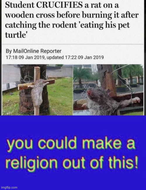 No Way! | image tagged in you could make a religion out of this,memes,unfunny | made w/ Imgflip meme maker