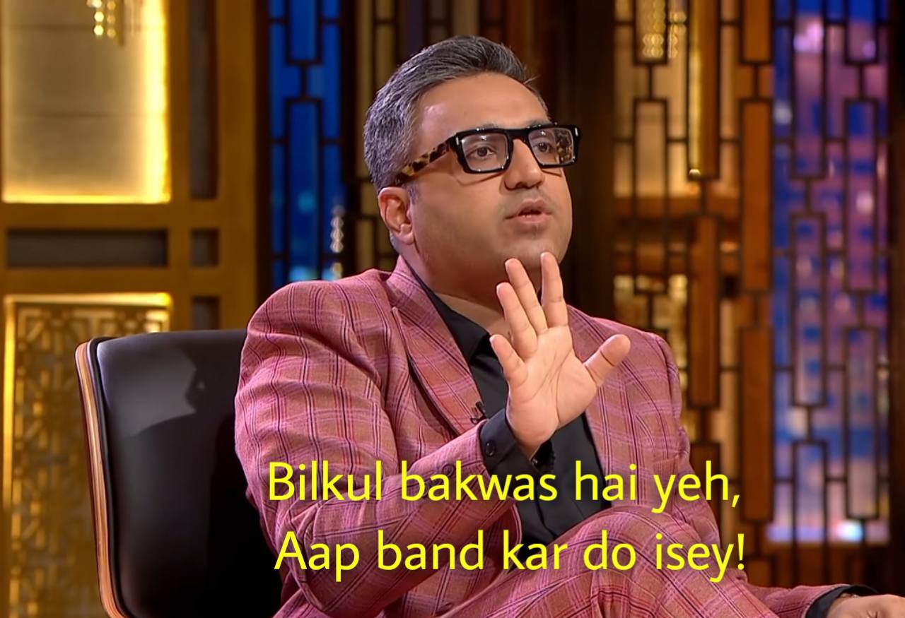 High Quality Bilkul Bakwaas hai yeh Blank Meme Template