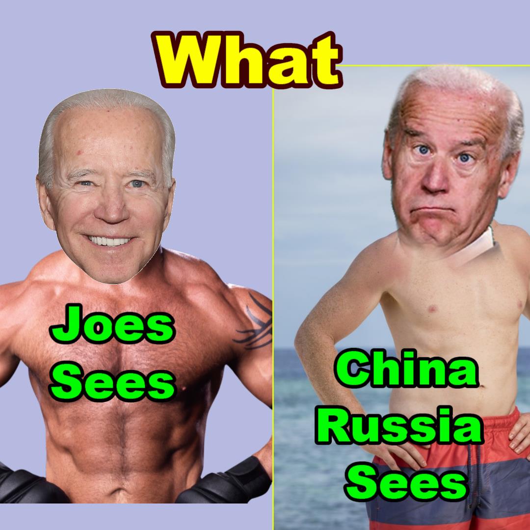 What Joe sees in his Mirror Blank Meme Template