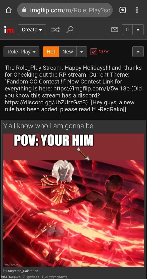 F*ck yeah!!! This reached the top of the rp stream | made w/ Imgflip meme maker