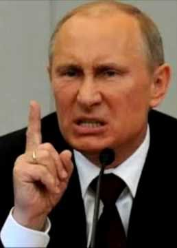 High Quality Putin angry nasty finger Blank Meme Template