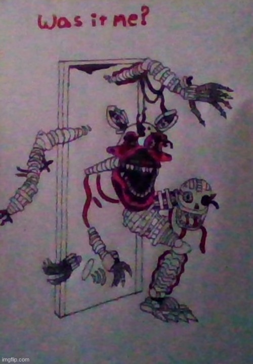 Nightmare Mangle | image tagged in fnaf | made w/ Imgflip meme maker