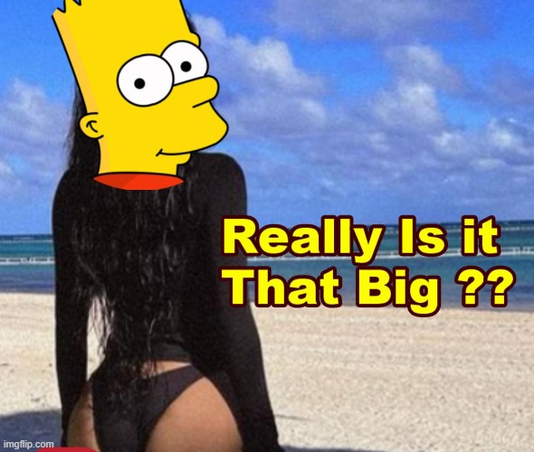 Gotta Love Bart | image tagged in bart at the beach | made w/ Imgflip meme maker