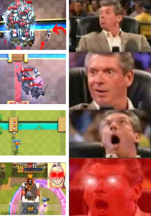 larry reaction clash royale | image tagged in mr mcmahon reaction | made w/ Imgflip meme maker