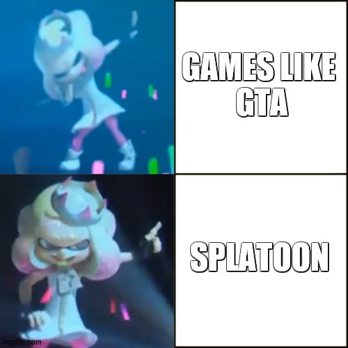 As a special hooman I approve Splatoon as "Best game" | GAMES LIKE 
GTA; SPLATOON | image tagged in pearl approves splatoon | made w/ Imgflip meme maker