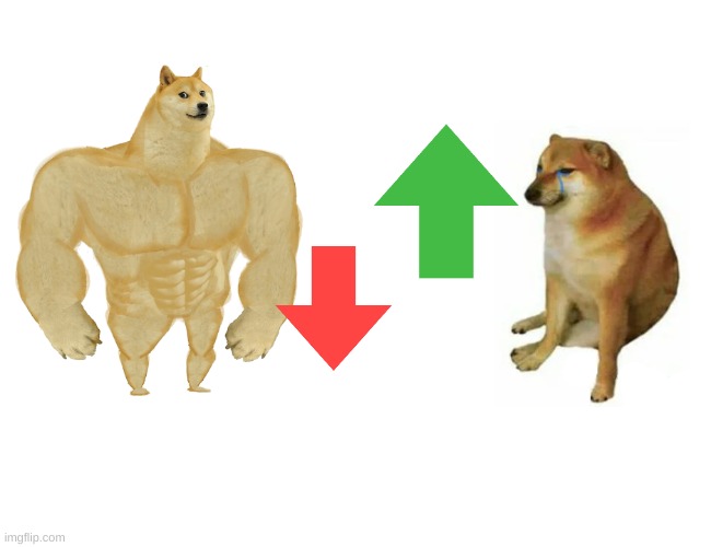 reverse | image tagged in memes,buff doge vs cheems | made w/ Imgflip meme maker