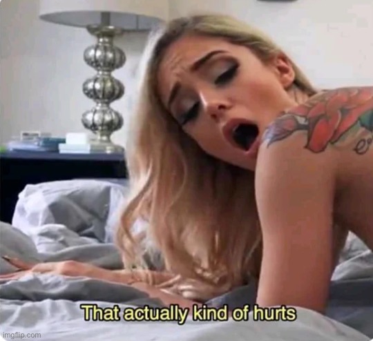 that actually kind of hurts | image tagged in that actually kind of hurts | made w/ Imgflip meme maker