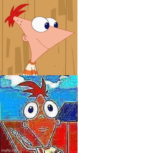 Meme Template | image tagged in phineas and ferb,cartoons,custom template | made w/ Imgflip meme maker