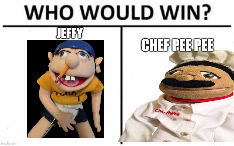 JEFFY; CHEF PEE PEE | image tagged in xxxtentacion | made w/ Imgflip meme maker