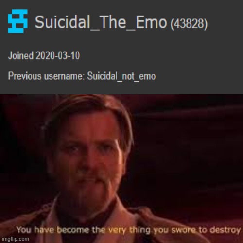 You have become the very thing you swore to destroy | image tagged in you have become the very thing you swore to destroy | made w/ Imgflip meme maker