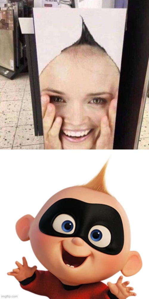 Jack Jack's identical twin | image tagged in memes,unfunny | made w/ Imgflip meme maker