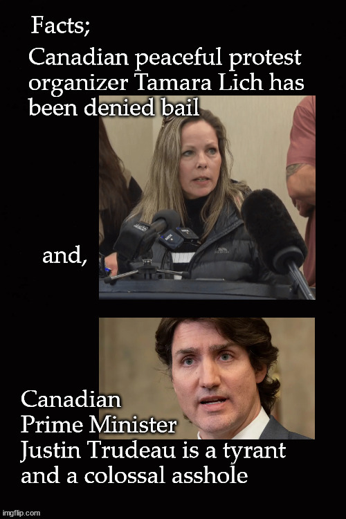 Canadian tyranny | image tagged in freedom convoy | made w/ Imgflip meme maker
