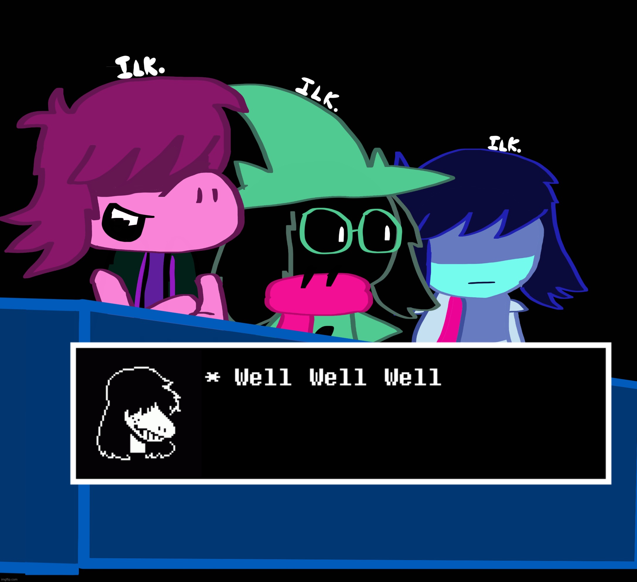 sorry not sorry | image tagged in eddsworld,friday night funkin,deltarune | made w/ Imgflip meme maker