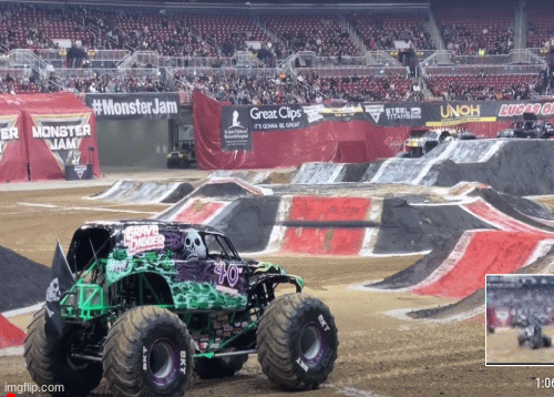 Monster jam st.louis 2022 | image tagged in gifs,monster jam,st louis | made w/ Imgflip images-to-gif maker
