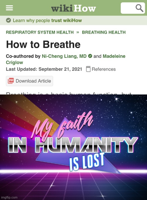 What… | image tagged in how to breathe wikihow,my faith in humanity is lost | made w/ Imgflip meme maker